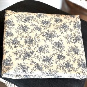 Vintage Floral Fabric. 55th Avenue Designs Covington. 2 yd of 54” Blue | Ivory